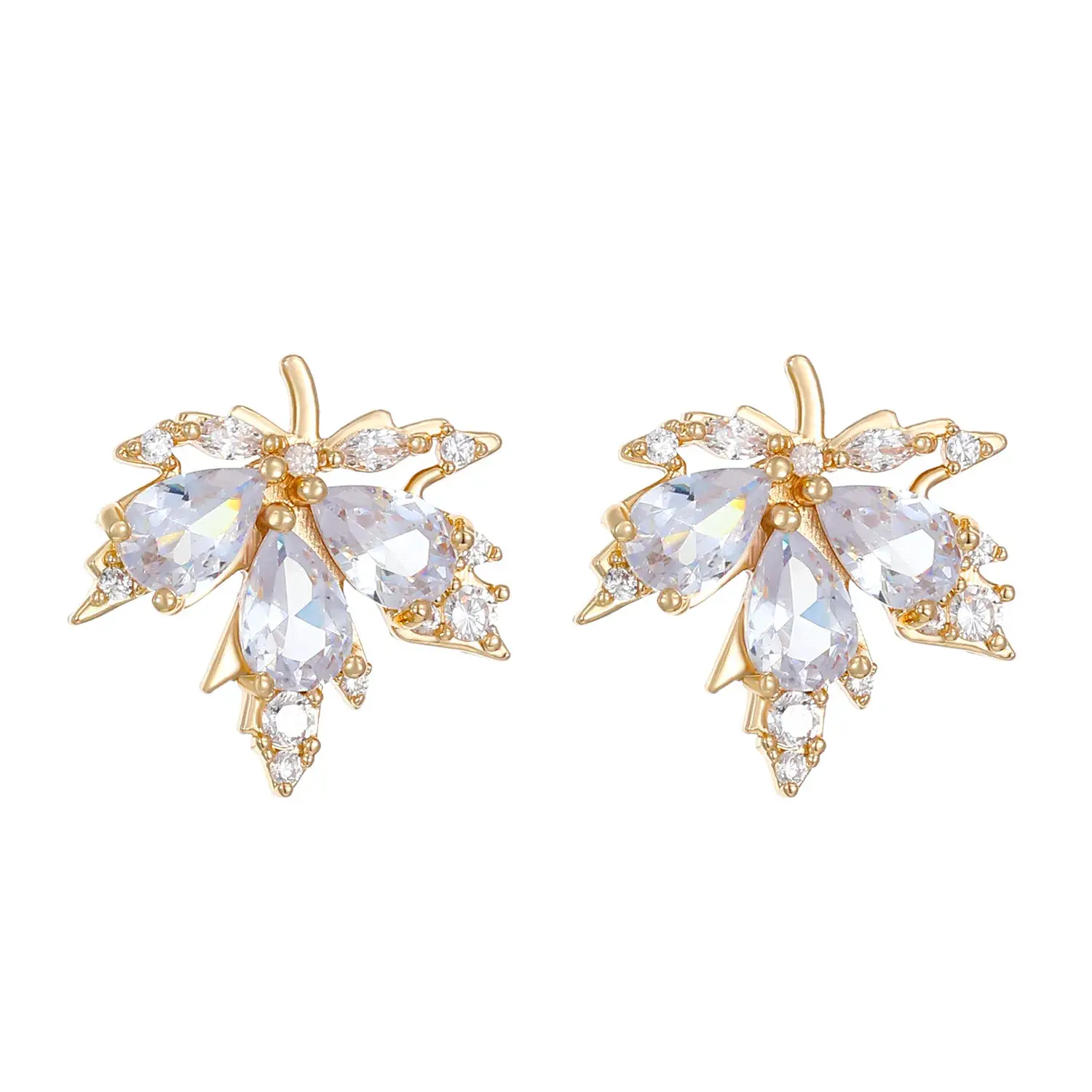 Leaf Necklace & Earring Set - FY0194